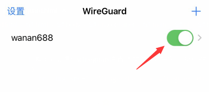 万安科技 iOS WireGuard 教程 - 步骤4: 开始连接